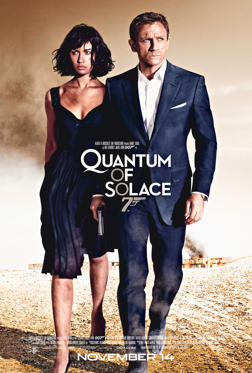 片子《007大破量子危急》(Quantum of Solace)海报