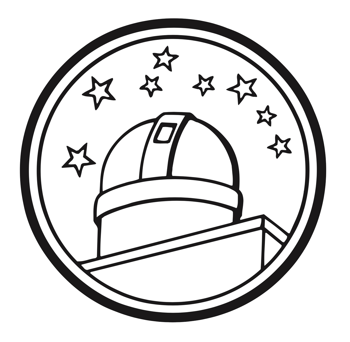 星徽标记描画出日内瓦地理台穹顶
