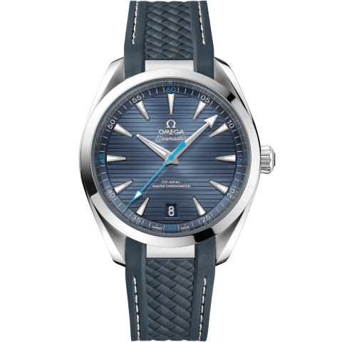 海马系列 AQUA TERRA 150米手表 41毫米, 精钢表壳 搭配 橡胶表带 - SKU码 220.12.41.21.03.002