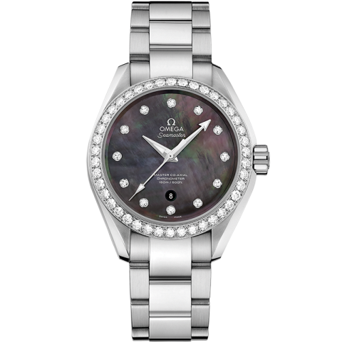 海马系列 AQUA TERRA 150米手表 34毫米, 精钢表壳 搭配 精钢表链 - SKU码 231.15.34.20.57.001