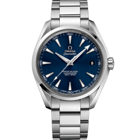 海马系列 AQUA TERRA 150米手表 41.5毫米, 精钢表壳 搭配 精钢表链 - SKU码 231.10.42.21.03.003