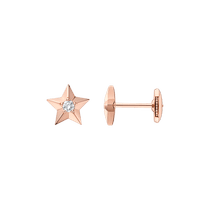 星座<span class="nowrap">系列</span> 耳饰, 红色18k金, 钻石 - EA01BG0100205