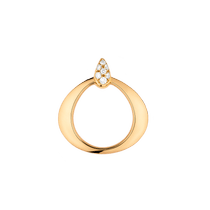优游DEWDROP<span class="nowrap">系列</span> 吊坠, 黄色18k金, 钻石 - P90BBA0200305