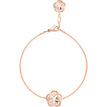 优游FLOWER<span class="nowrap">系列</span> 手链, 白色18k金, 珍珠母贝 - B603BG0700205