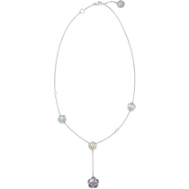 优游FLOWER<span class="nowrap">系列</span> 项链, 红色18k金, 天使石, 玉髓, 玉石, 欧泊 - N603BC0700705