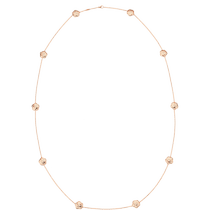 优游FLOWER<span class="nowrap">系列</span> 项链, 红色18k金, 珍珠母贝 - N81BGA0204005
