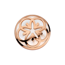 优游FLOWER<span class="nowrap">系列</span> 吊坠, 白色18k金, 珍珠母贝 - P89BGA0204005