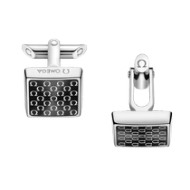 Omegaman<span class="nowrap">ia</span> 袖扣, 树脂, 精钢 - CA02ST0001405