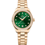 海马系列 AQUA TERRA 150米<span class="nowrap">手表</span> 30毫米, Moonshine 18K金表壳 搭配 Moonshine 18K金表链 - 22055302060001