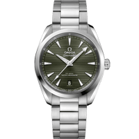 海马系列 AQUA TERRA 150米<span class="nowrap">手表</span> 38毫米, 精钢表壳 搭配 精钢表链 - 22010382010003
