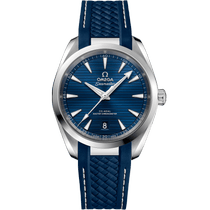 海马系列 AQUA TERRA 150米<span class="nowrap">腕表</span> 38毫米, 精钢表壳 搭配 橡胶表带 - 22012382003001