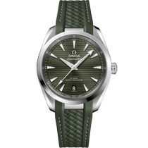 海马系列 AQUA TERRA 150米<span class="nowrap">手表</span> 38毫米, 精钢表壳 搭配 橡胶表带 - 22012382010001