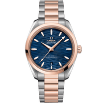 海马系列 AQUA TERRA 150米<span class="nowrap">手表</span> 38毫米, 精钢-Sedna™ 18k金表壳 搭配 精钢-Sedna™ 18k金表链 - 22020382003001