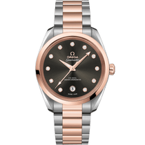 海马系列 AQUA TERRA 150米<span class="nowrap">手表</span> 38毫米, 精钢-Sedna™ 18k金表壳 搭配 精钢-Sedna™ 18k金表链 - 22020382056001