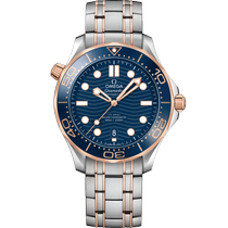 海马<span class="nowrap">系列</span> 42毫米, 精钢-Sedna™ 18k金表壳 搭配 精钢-Sedna™ 18k金表链 - 21020422003002