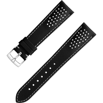 两件式<span class="nowrap">表带</span> - 玄色皮表带，搭配针扣 - 032CUZ009780W