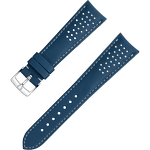 两件式<span class="nowrap">表带</span> - 蓝色皮表带，搭配针扣 - 032CUZ010011W
