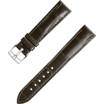 两件式<span class="nowrap">表带</span> - 深绿色鳄鱼皮表带，搭配针扣 - 032CUZ010234W