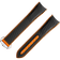 两件式<span class="nowrap">表带</span> - 玄色橡胶表带，搭配折叠表扣，合用于海马系列陆地宇宙600米手表 - 032CVZ005087W