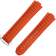 两件式<span class="nowrap">表带</span> - 橙色橡胶表带，搭配折叠表扣，合用于海马系列陆地宇宙600米手表 - 032Z021357W