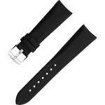 两件式<span class="nowrap">表带</span> - 科技缎面玄色表带，搭配针扣 - 032CWZ010000W